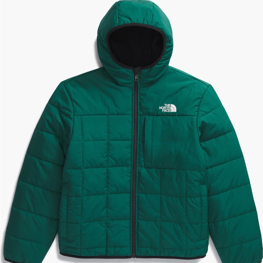 The North Face Boys' Reversible Shasta Full Zip Hooded Jacket Size 10/M NWT